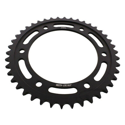 Corona de Acero 42 Dientes Zinc Negro JTR1307 JT Sprockets JTR1307.42ZBK