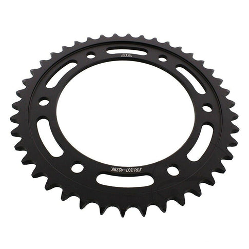 Corona de Acero 42 Dientes Zinc Negro JTR1307 JT Sprockets JTR1307.42ZBK