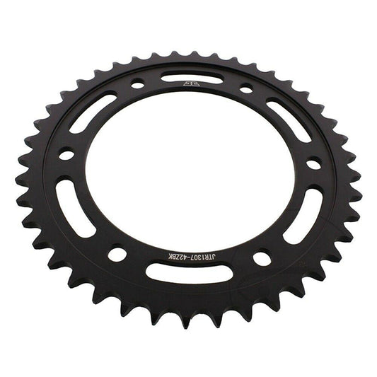 Corona de Acero 42 Dientes Zinc Negro JTR1307 JT Sprockets JTR1307.42ZBK