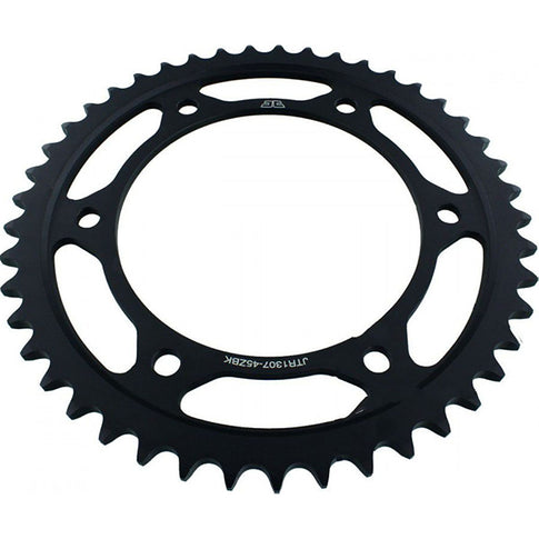 Corona de Acero 45 Dientes Zinc Negro JTR1307 JT Sprockets JTR1307.45ZBK