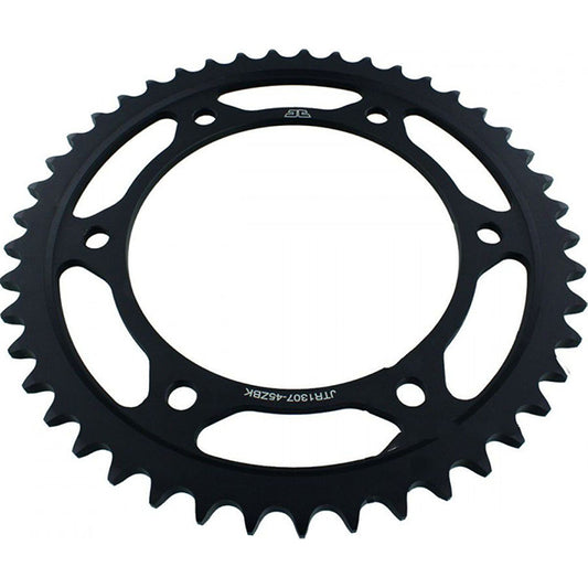 Corona de Acero 45 Dientes Zinc Negro JTR1307 JT Sprockets JTR1307.45ZBK