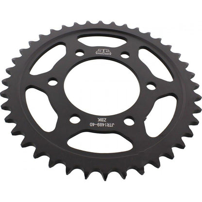 Corona de Acero 40 Dientes Zinc Negro JTR1489 JT Sprockets JTR1489.40ZBK