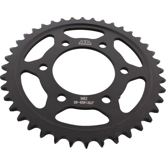 Corona de Acero 40 Dientes Zinc Negro JTR1489 JT Sprockets JTR1489.40ZBK