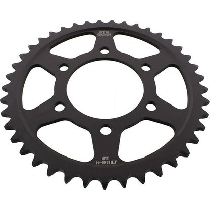 Corona de Acero 41 Dientes Zinc Negro JTR1489 JT Sprockets JTR1489.41ZBK