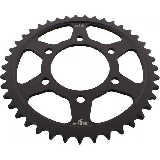 Corona de Acero 41 Dientes Zinc Negro JTR1489 JT Sprockets JTR1489.41ZBK