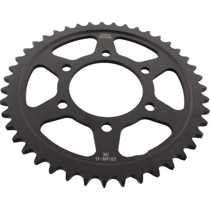 Corona de Acero 43 Dientes Zinc Negro JTR1489 JT Sprockets JTR1489.43ZBK
