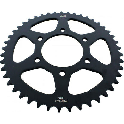 Rear sprocket Steel 45 Teeth Black Zinc JTR478 JT Sprockets
