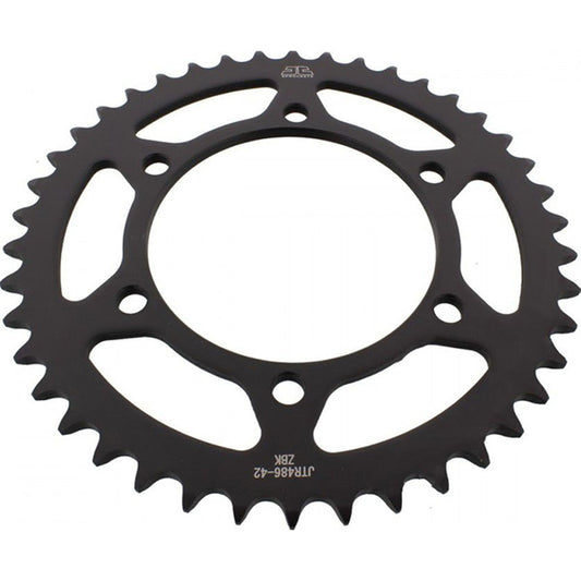 Corona de Acero 45 Dientes Zinc Negro JTR486 JT Sprockets JTR486.45ZBK