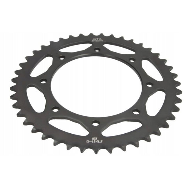 Corona de Acero 43 Dientes Zinc Negro JTR487 JT Sprockets JTR487.43ZBK
