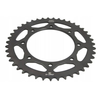 Corona de Acero 43 Dientes Zinc Negro JTR487 JT Sprockets JTR487.43ZBK