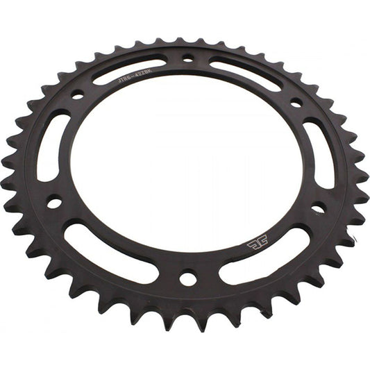 Corona de Acero 42 Dientes Zinc Negro JTR6 JT Sprockets JTR6.42ZBK
