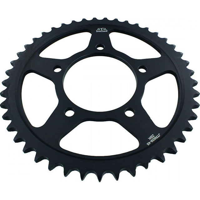 Corona de Acero 45 Dientes Zinc Negro JTR829 JT Sprockets JTR829.45ZBK