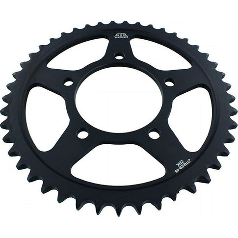 Corona de Acero 45 Dientes Zinc Negro JTR829 JT Sprockets JTR829.45ZBK