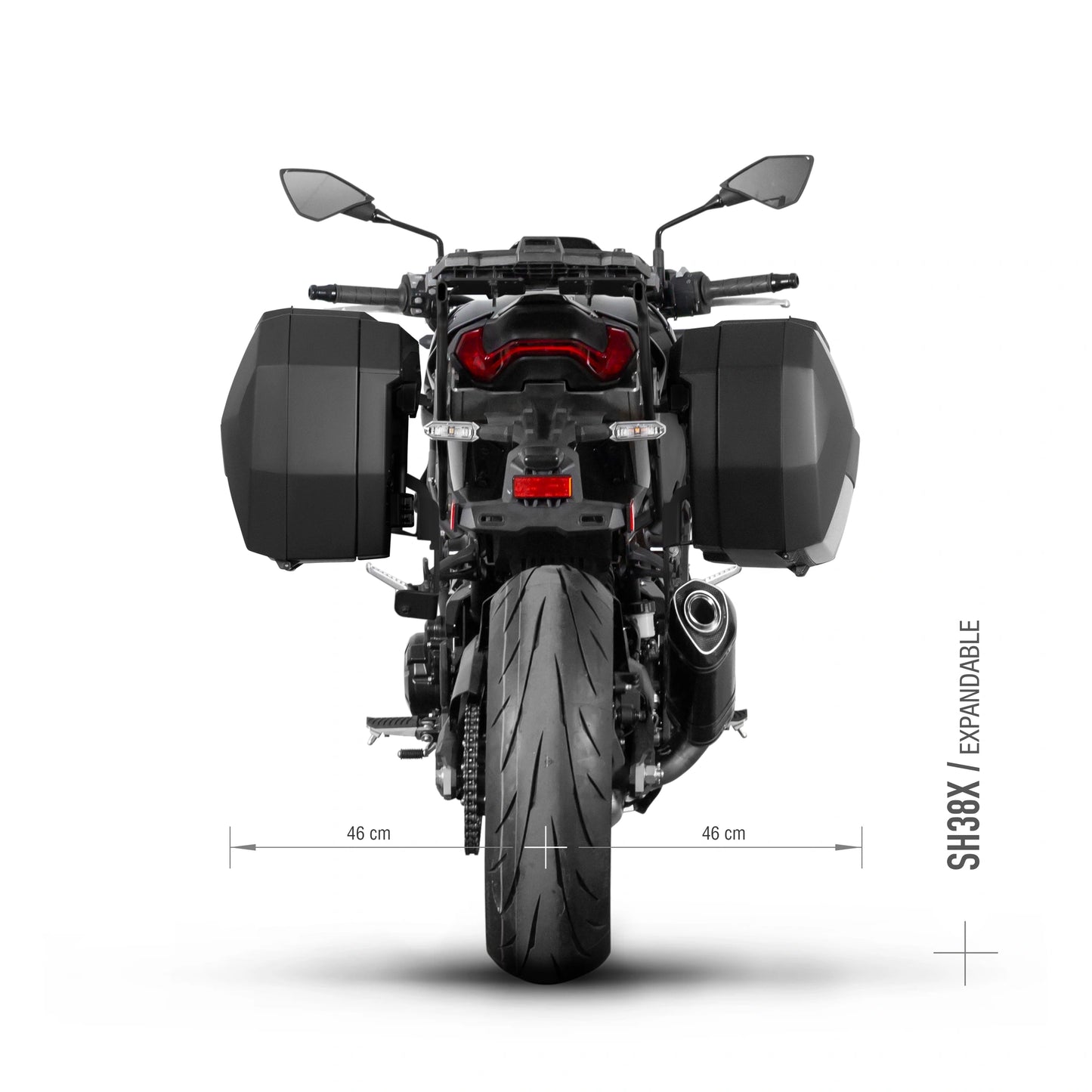 Fijaciones laterales 3P Shad Kawasaki Z900 25-26