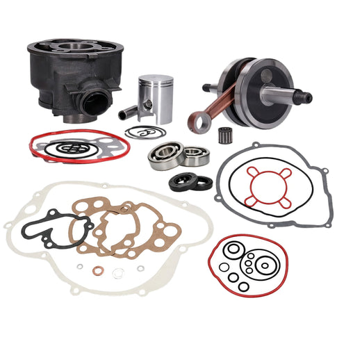 50cc Minarelli AM6 cylinder kit, crankshaft, bearings and Allpro gaskets