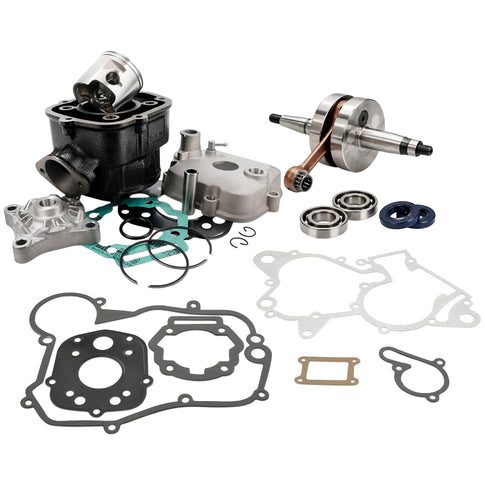 Kit cylindre 70cc Derbi Euro 3-4, vilebrequin, roulements avec joints spi et joints moteur Allpro