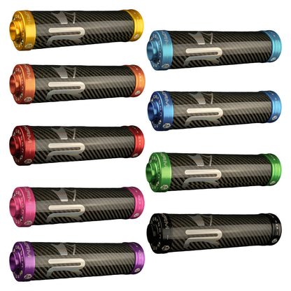 Silenciador escape KRM 70-90cc carbono