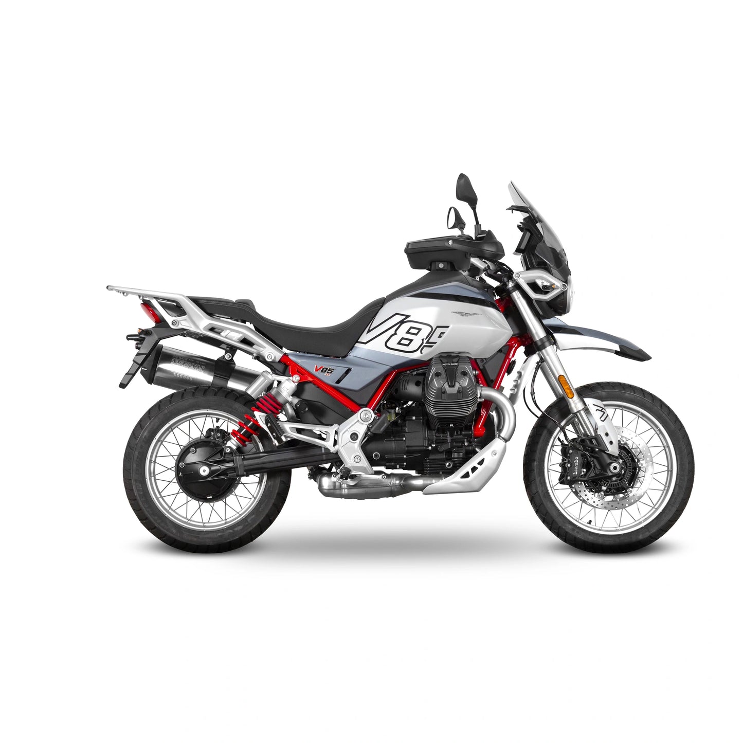 Fixação do saco depósito Click system Shad Moto Guzzi V85 TT / V85 TT TRAVEL 24-26 
