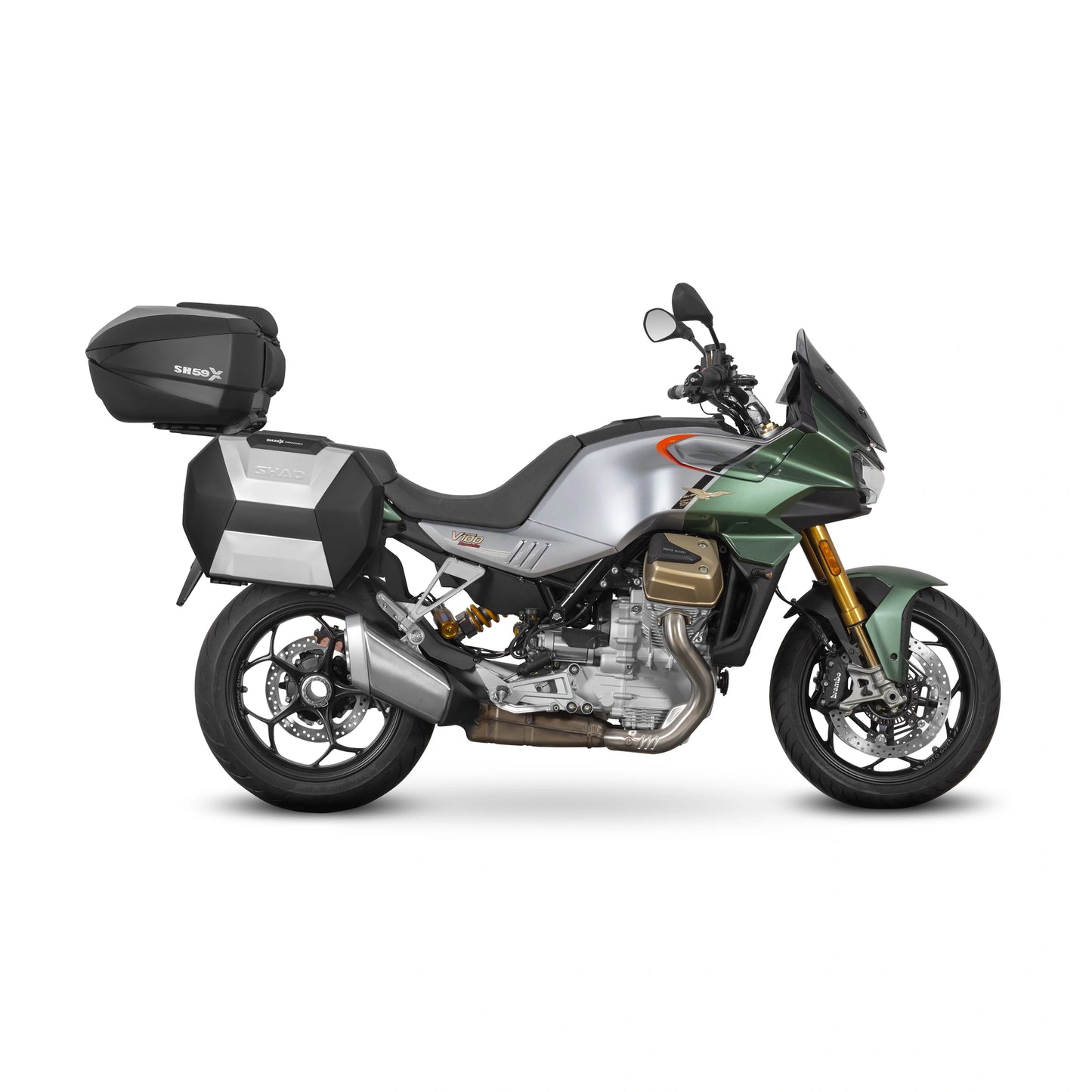 Fixações da mala superior Shad Moto Guzzi V100 MANDELLO 22-26 
