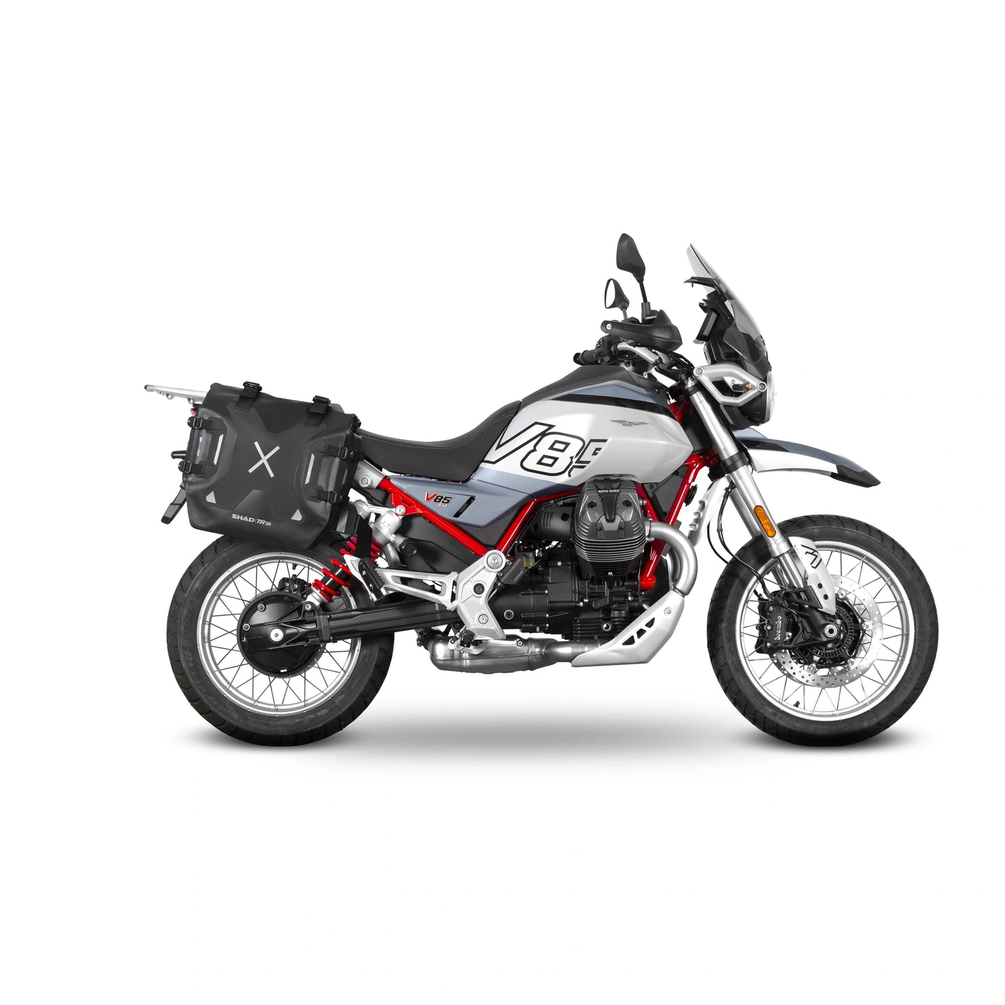 Fixações laterais 3P Shad Moto guzzi V85 TT / V85 TT TRAVEL 24-26 