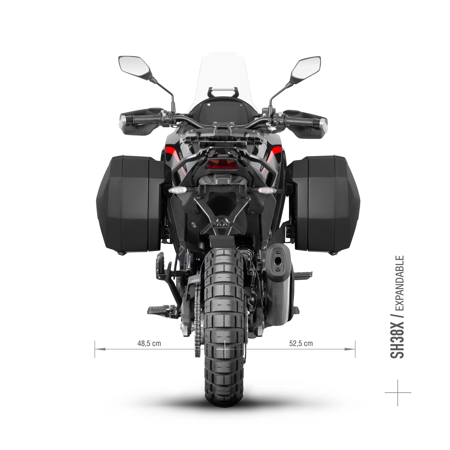 Fixações laterais 3P Shad Moto morini X-CAPE 700 25-26 