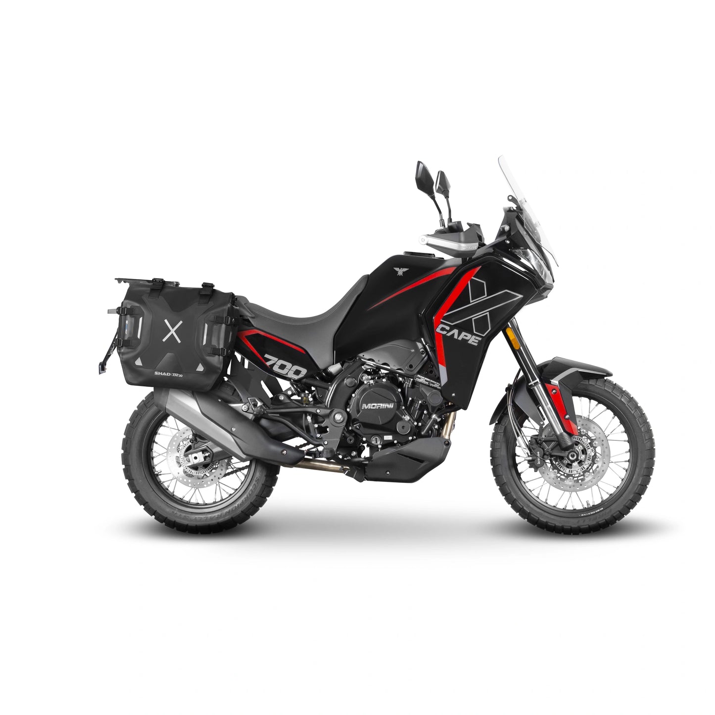 Fixações laterais 3P Shad Moto morini X-CAPE 700 25-26 