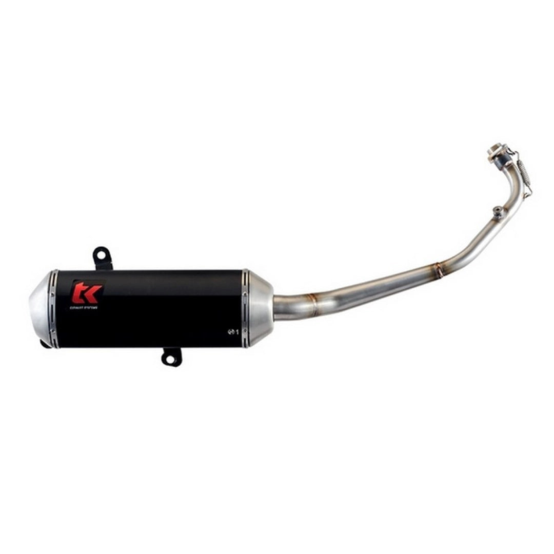 Complete exhaust Turbokit Piaggio ZIP 50 >2021 / IGET 50 >2021 - chromed