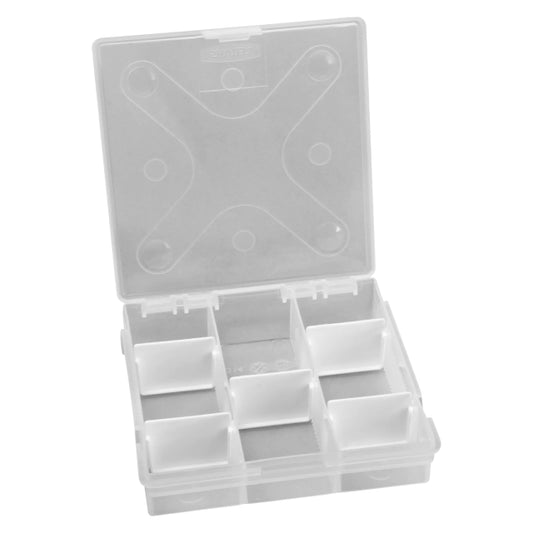 Caja almacenaje 9 compartimentos 140x140x30mm Motoforce