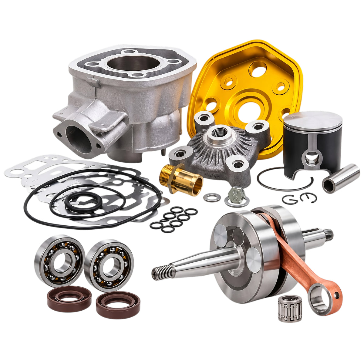 Kit Metrakit Pro Race Minarelli AM6 70cc cilindro, cigüeñal y rodamientos
