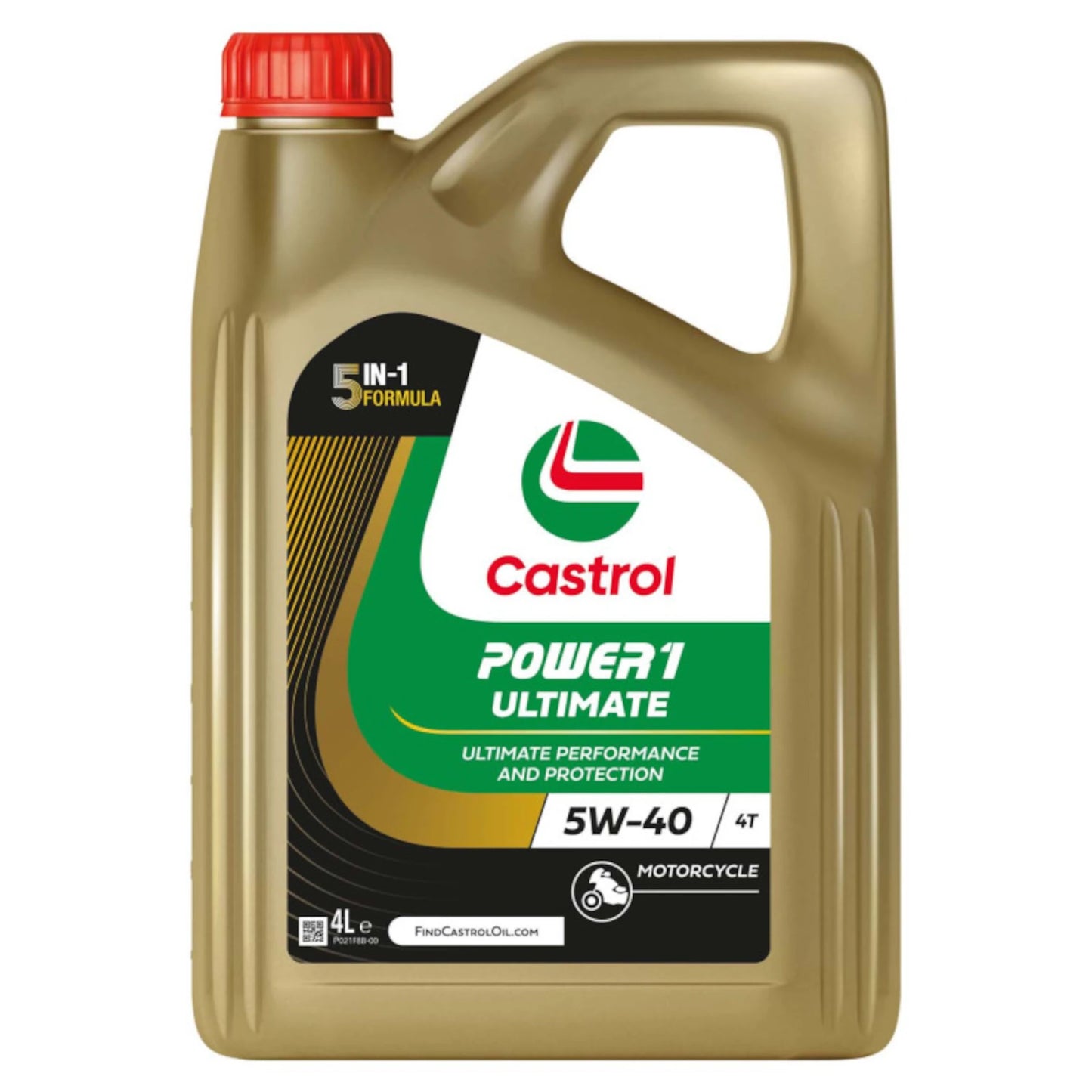 Aceite motor 2T/4T 5W40 4L Castrol Power 1 Ultimate MO4T00504