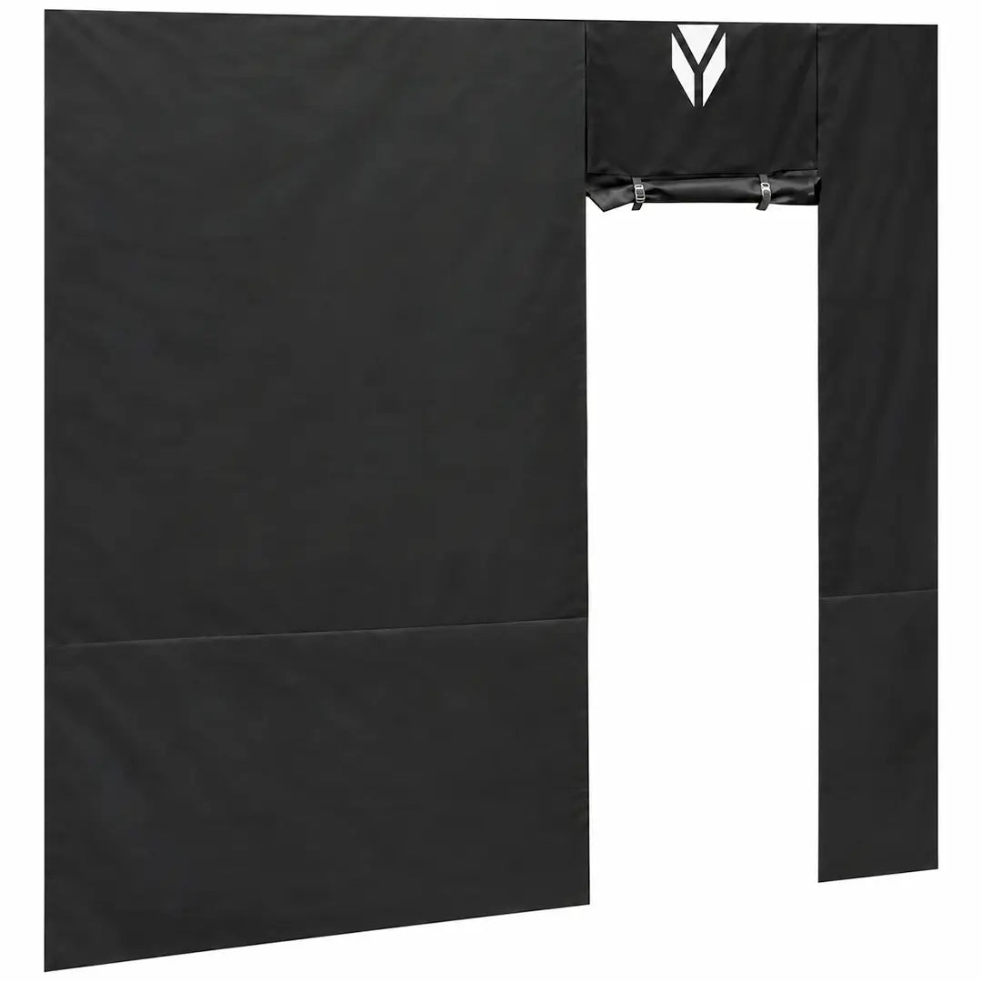 Lateral con puerta carpa YCF 3x3 metros - Gris
