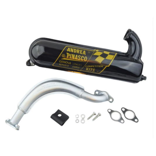 Escape Marmitta Bianca "negro" Vespa Primavera/Super/SL Pinasco 26561793