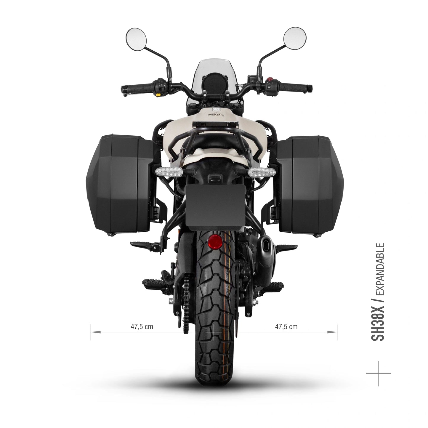 Fijaciones laterales 3P Shad Royal enfield HIMALAYAN 450 24-26