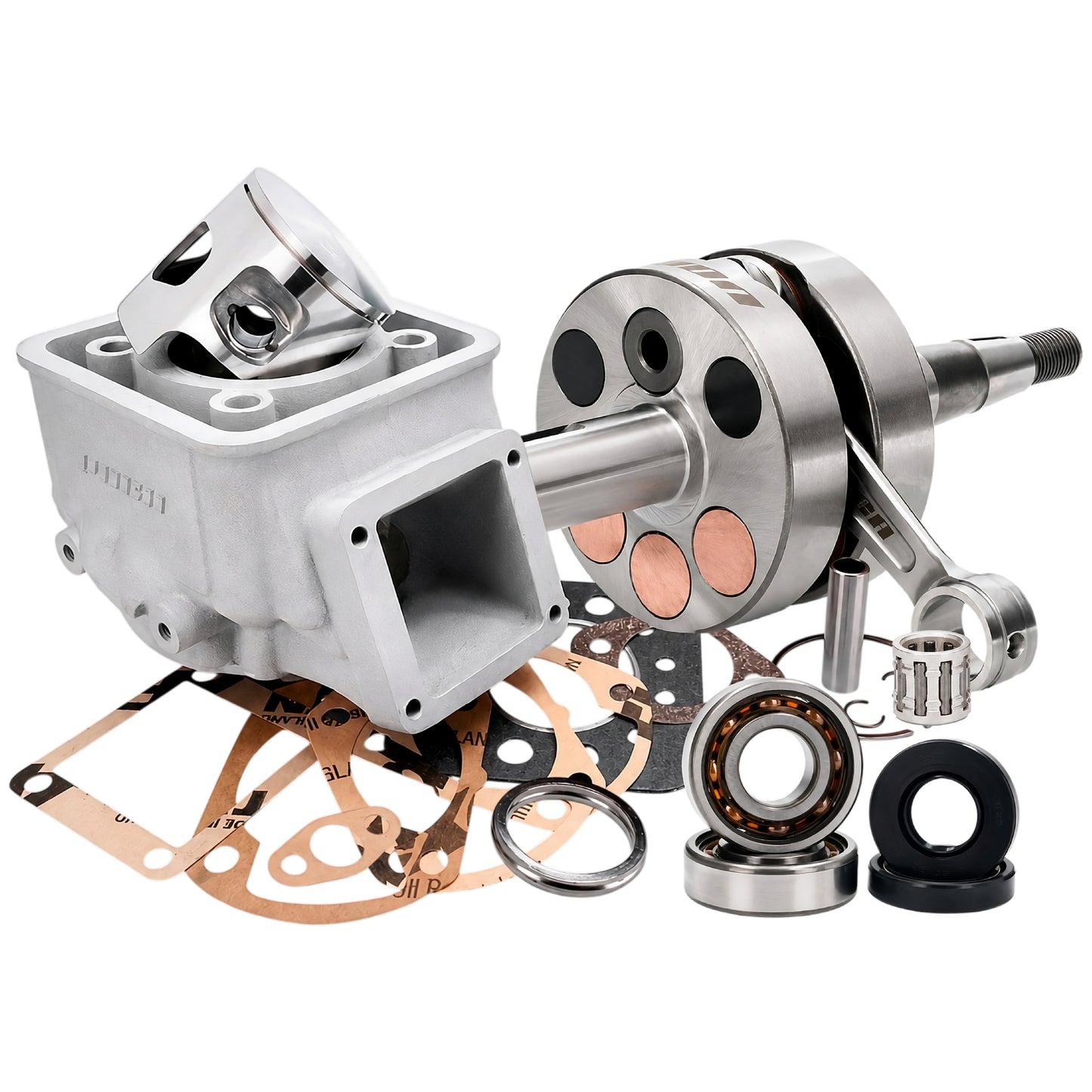 Bigbore 100cc Cylinder kit, HQ Racing Crankshaft and C4 bearings Yamaha DT LC/D VOCA Racing 