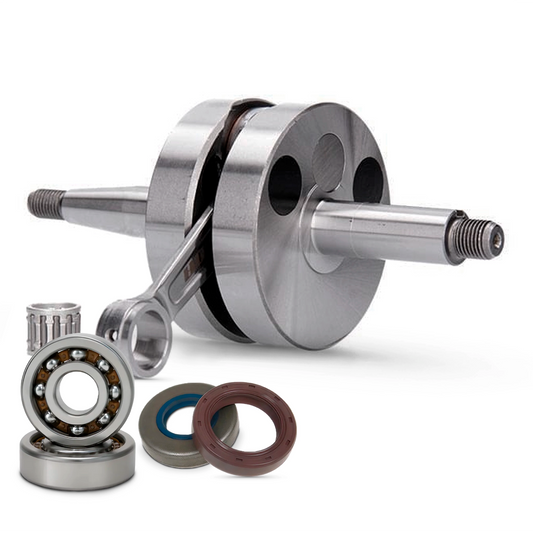 Kit vilebrequin HQ Racing Bielle CNC et roulements C3 Minarelli AM6 VOCA Racing 
