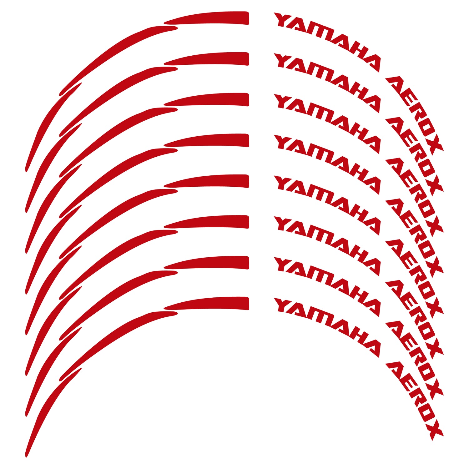 Pegatina llantas Yamaha Aerox
