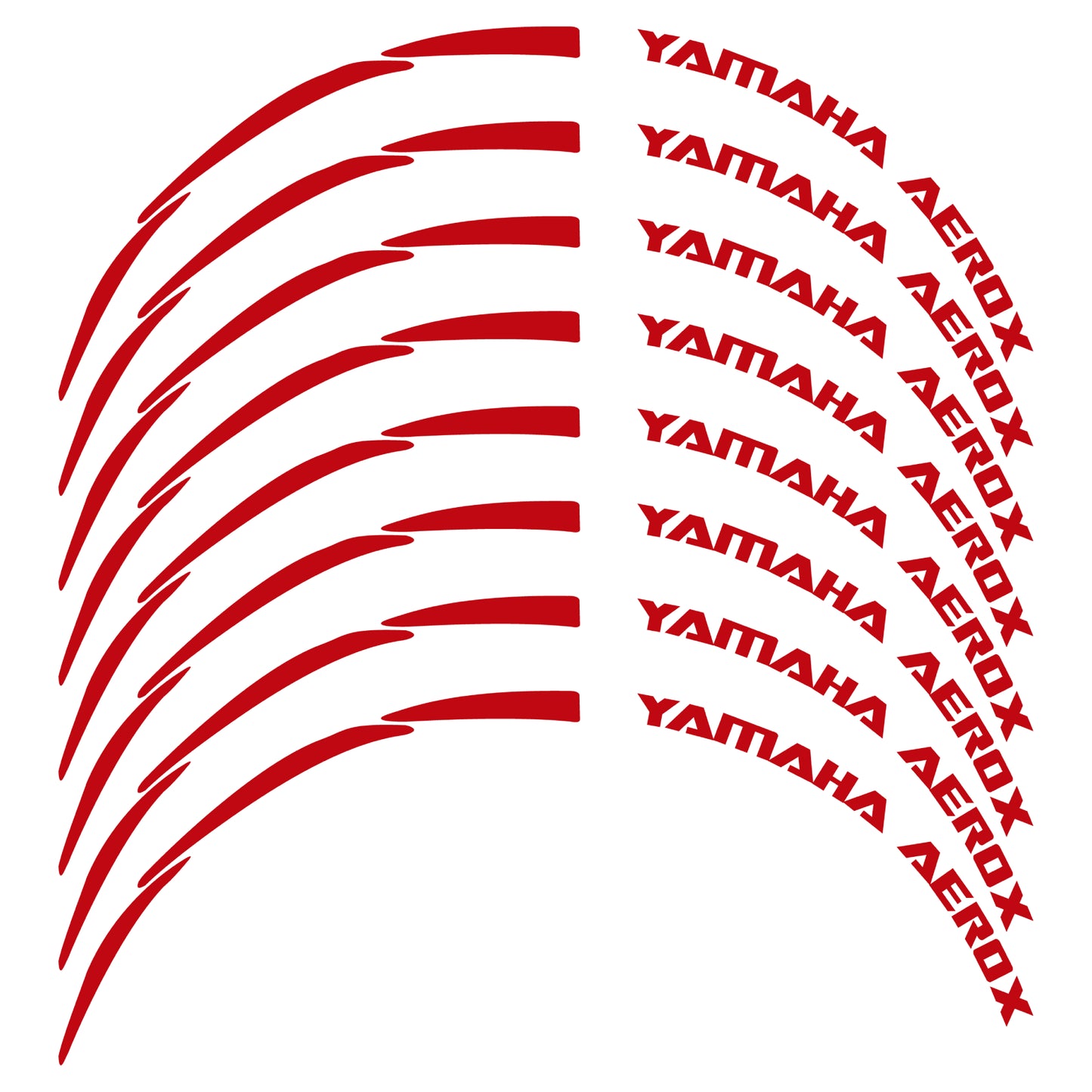 Pegatina llantas Yamaha Aerox