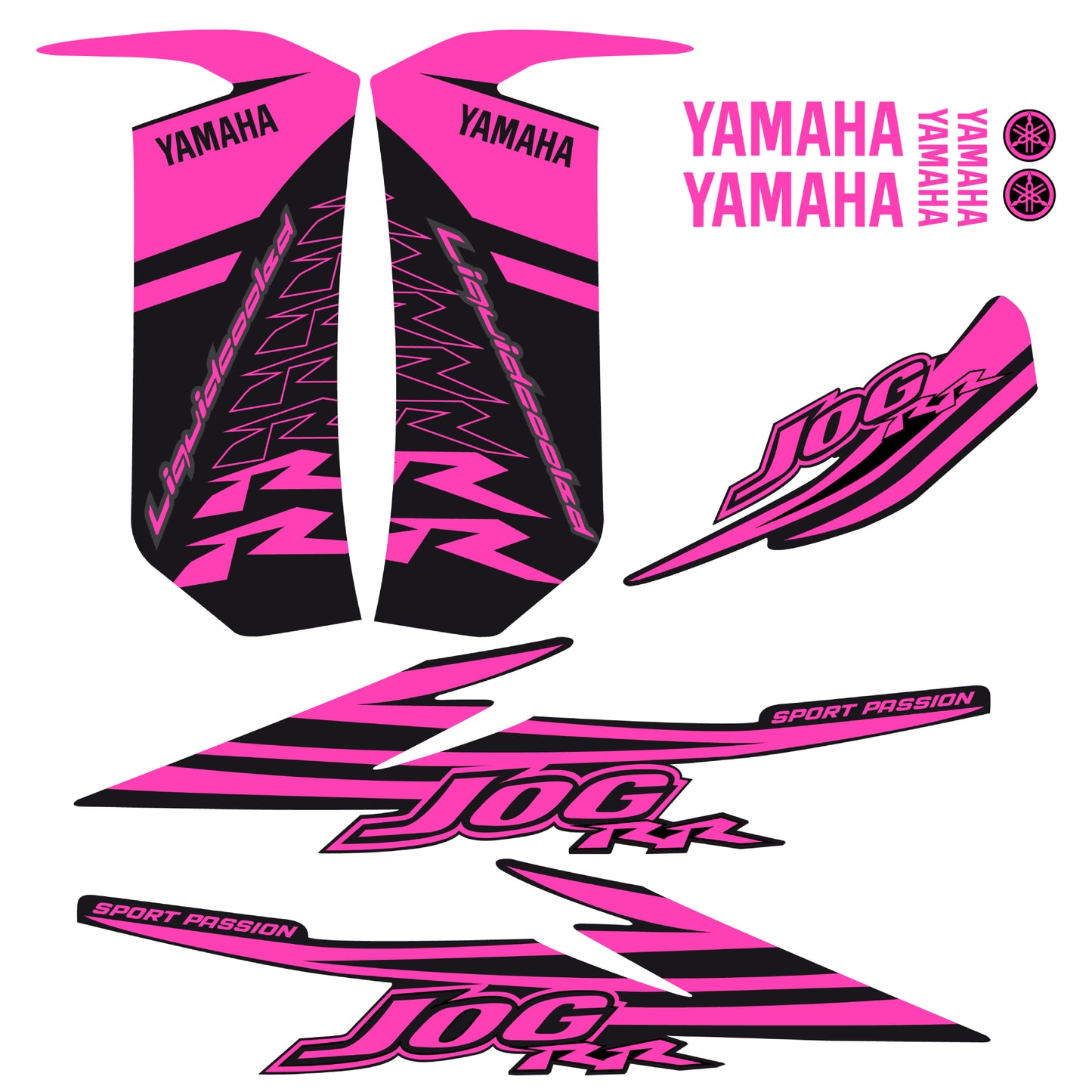 Kit pegatinas Yamaha Jog R/RR tipo original