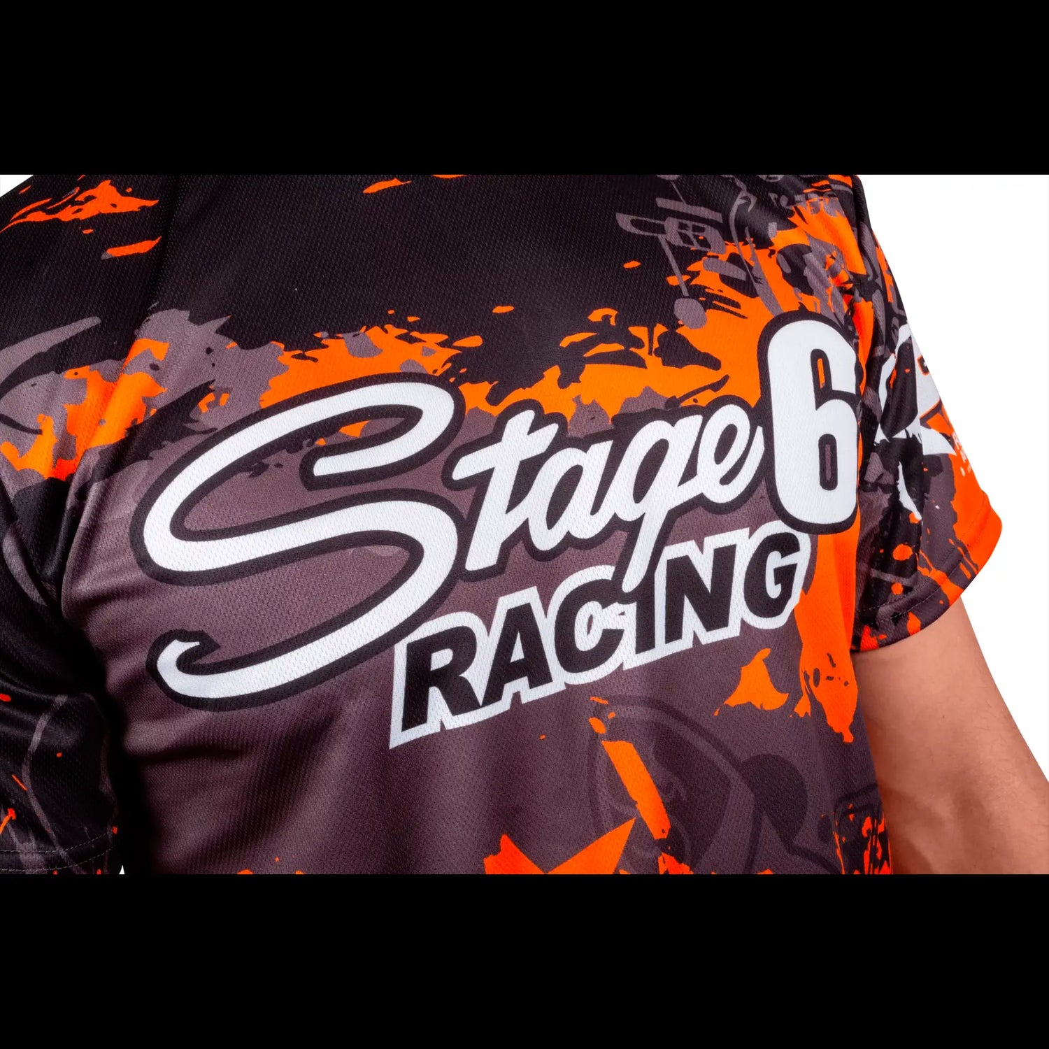 Camiseta Stage6 Graffiti Team - Negro/Naranja