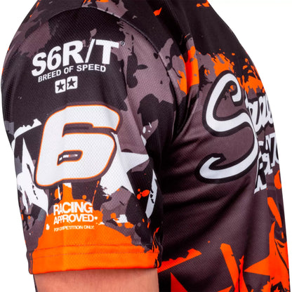 Camiseta Stage6 Graffiti Team - Negro/Naranja