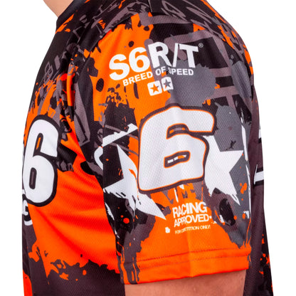 Camiseta Stage6 Graffiti Team - Negro/Naranja