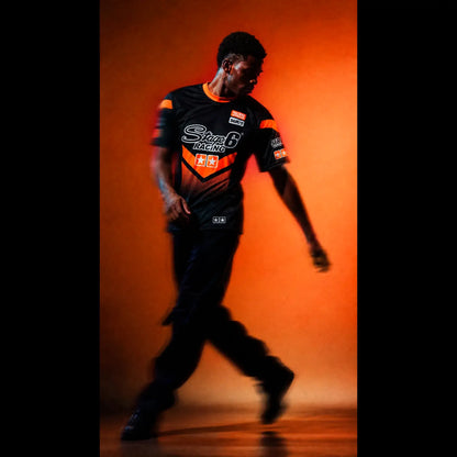 Camiseta Stage6 Pure Team - Negro/Naranja