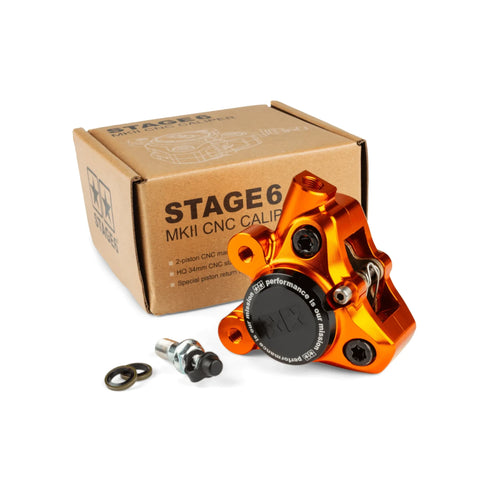 Stage6 CNC front clamp brake Minarelli / Piaggio / Peugeot 
