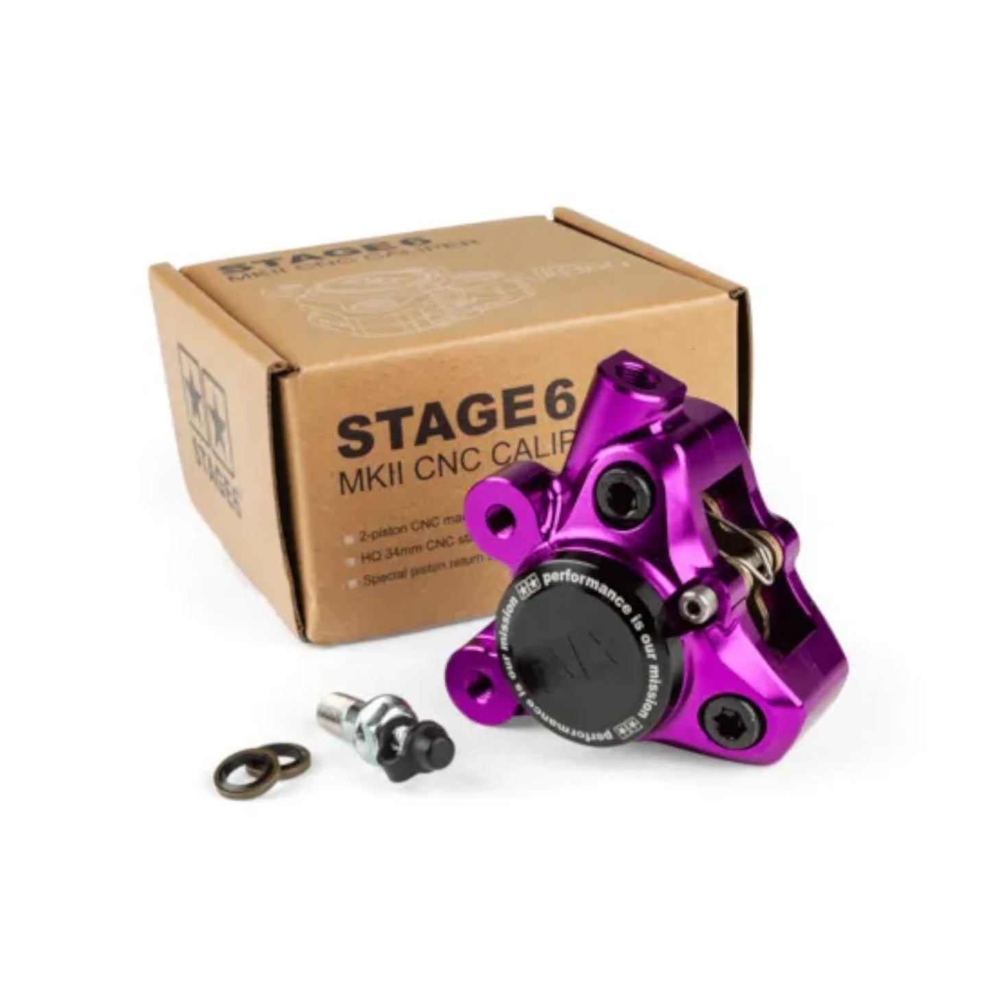 Stage6 CNC front clamp brake Minarelli / Piaggio / Peugeot 
