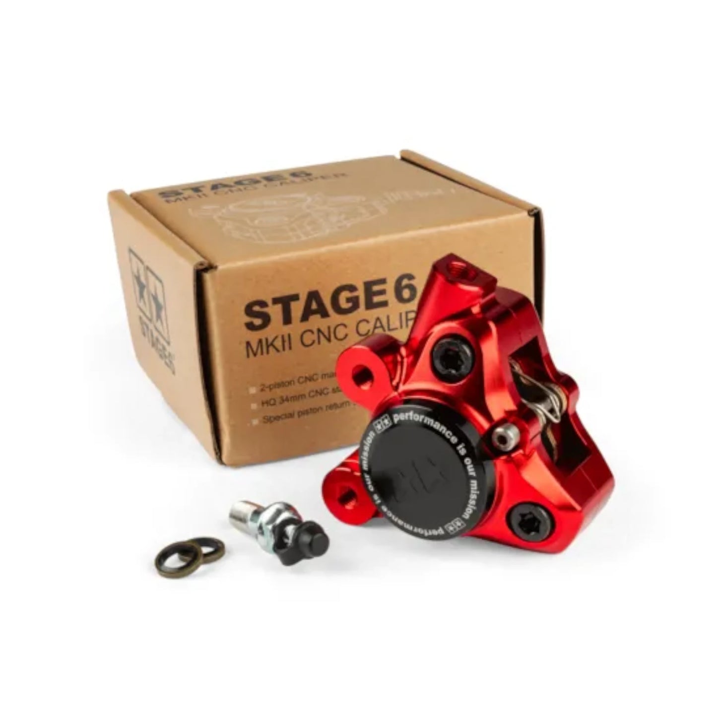 Stage6 CNC front clamp brake Minarelli / Piaggio / Peugeot 
