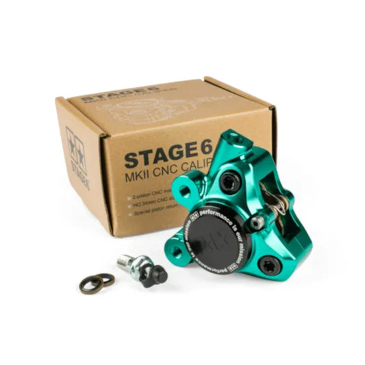 Pinza freno delantera Stage6 CNC Minarelli / Piaggio / Peugeot