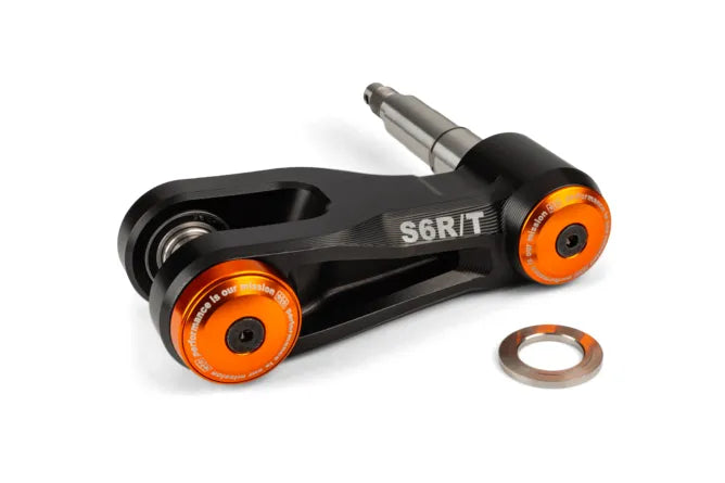 Bras de suspension Piaggio ZIP SP / Vespa 50cc Stage6 R/T MK2 noir-orange 
