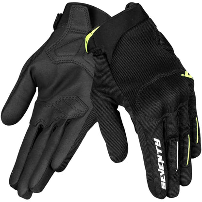 Guantes Seventy SD-C40 Asphalt Man - Negro/Amarillo