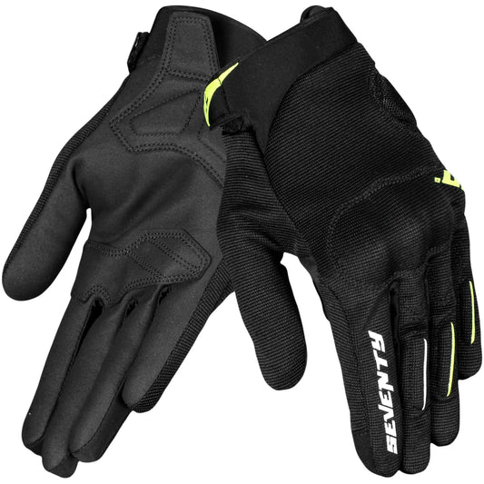 Guantes Seventy SD-C40 Asphalt Man - Negro/Amarillo