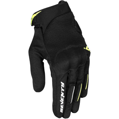 Guantes Seventy SD-C40 Asphalt Man - Negro/Amarillo
